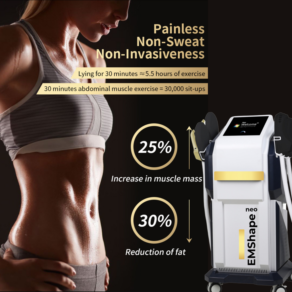 EMShape Neo — 25% increase in muscle mass, 30% reduction in fat